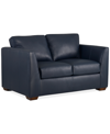 MACY'S CHERIEL 62" LEATHER LOVESEAT, CREATED FOR MACY'S