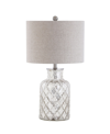 Jonathan Y Alvord Led Table Lamp In Mercury Silver-tone
