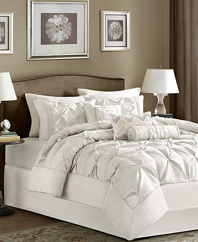 Madison Park Wilma 7-pc. Full Comforter Set Bedding In White