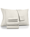 Fairfield Square Collection Brookline 1400 Thread Count Extra Deep Pocket 6 Pc. Sheet Set, California King, Exclusively At Macy' In Ivory