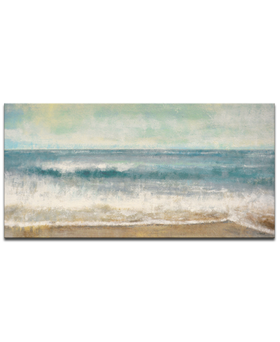 Ready2hangart 'beach Flashback' Beach Style Abstract Canvas Wall Art, 30x60" In Multi