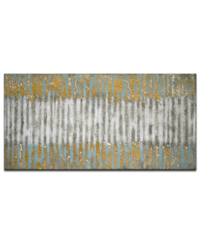 Ready2hangart , 'trunk' Abstract Canvas Wall Art, 24x48" In Multi