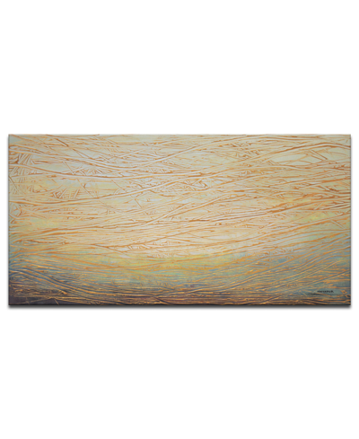 Ready2hangart 'metallic Waves' Abstract Canvas Wall Art In Multicolor