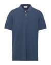 Brooksfield Polo Shirts In Dark Blue