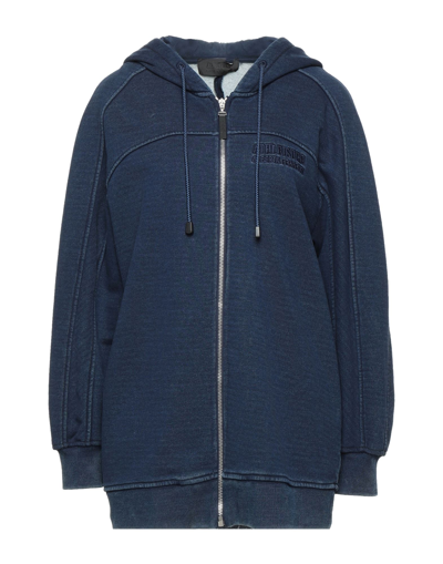 Alberta Ferretti Sweatshirts In Dark Blue