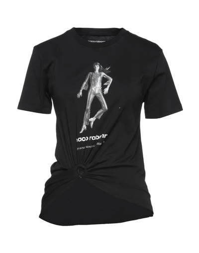 Paco Rabanne T-shirts And Polos Black