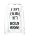 MOSCHINO MOSCHINO WOMAN SWEATSHIRT WHITE SIZE XS COTTON