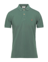 Brooksfield Polo Shirts In Green