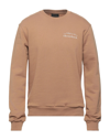 Throwback Sweatshirts In Camel