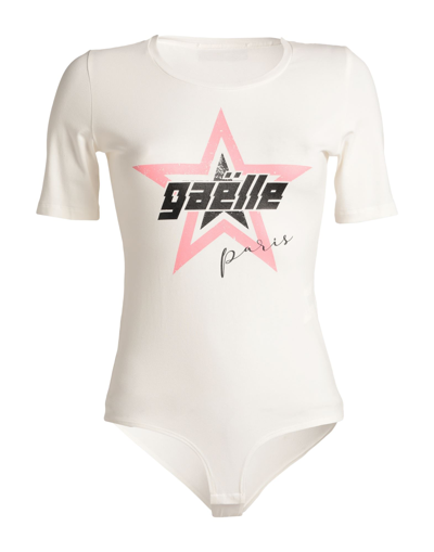 Gaelle Paris T-shirts In White