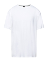 Hugo Boss Boss Taut Solid Cotton Blend T-shirt In White