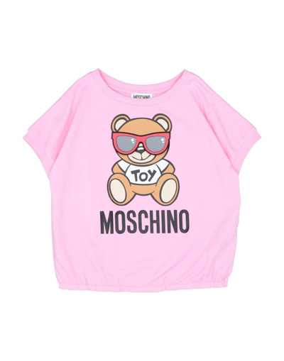 Moschino Teen Kids' T-shirts In Pink