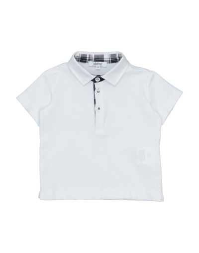 Aletta Kids' Polo Shirts In White