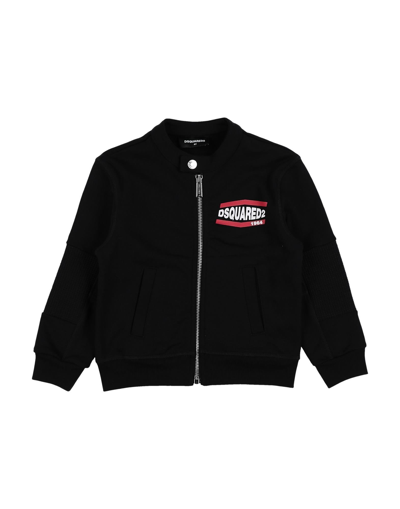 Dsquared2 Kids' Sweatshirts In Black