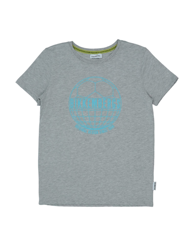 Bikkembergs Kids' T-shirts In Grey