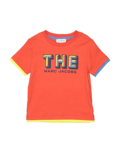 The Marc Jacobs Kids' T-shirts In Orange