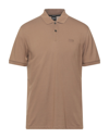 Hugo Boss Polo Shirts In Camel