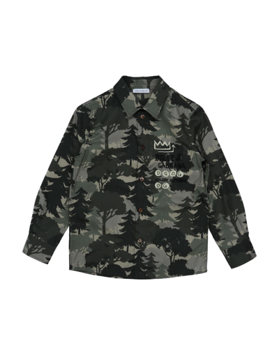 Dolce & Gabbana Babies' Shirts In Military Green