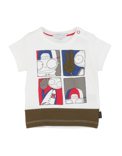 Little Marc Jacobs Kids' T-shirts In White