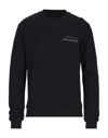 Throwback Endless Art-print Crew-neck Sweatshirt In Black
