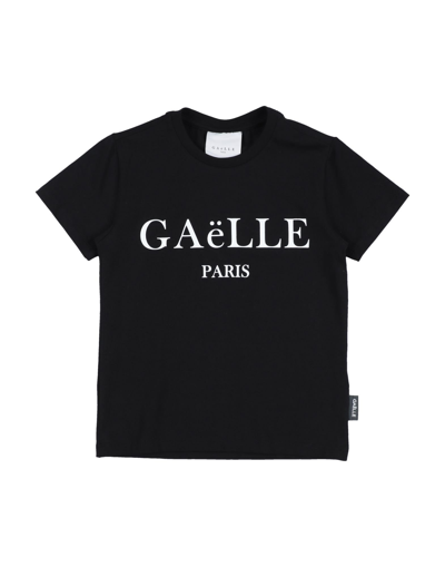 Gaelle Paris Kids' T-shirts In Black