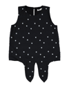 Vicolo Toddler Girl Top Black Size 6 Polyester In Black