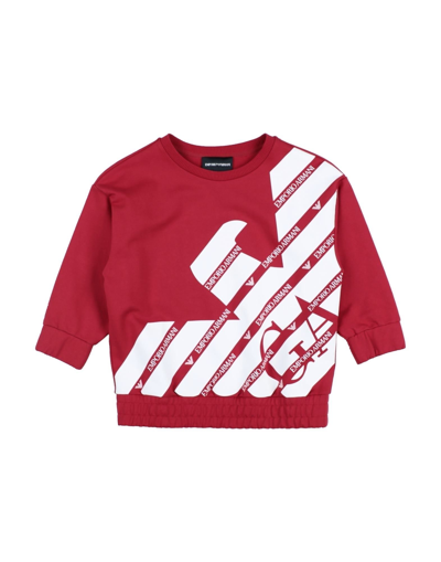 Emporio Armani Kids' Sweatshirts In Red