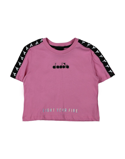 Diadora T-shirts In Pink