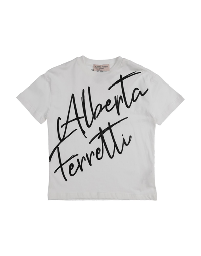 Alberta Ferretti T-shirts In White