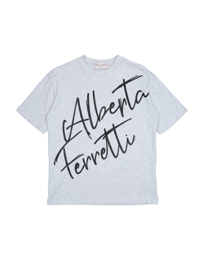 Alberta Ferretti T-shirts In Grey
