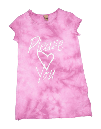 Please Kids' T-shirts In Pink