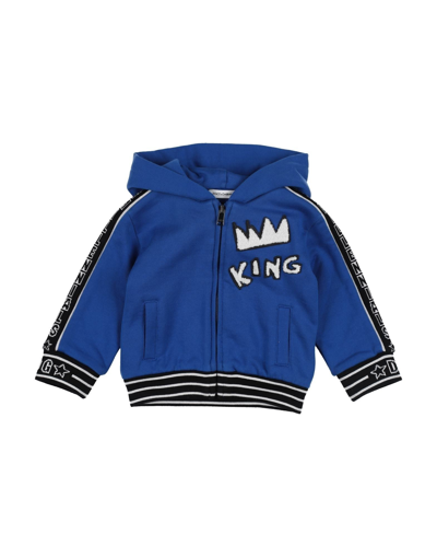 Dolce & Gabbana Kids' Sweatshirts In Blue
