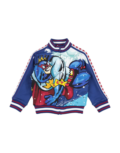 Dolce & Gabbana Babies' Sweatshirts In Blue
