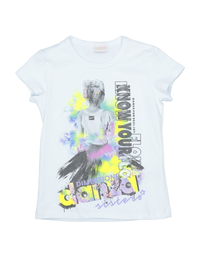 Dimensione Danza Kids' T-shirts In White