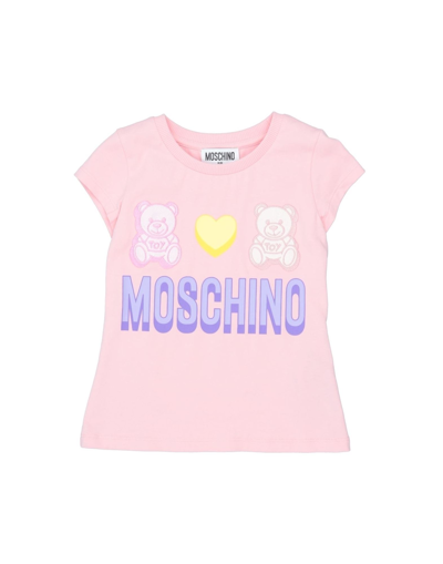 Moschino Kid Kids' T-shirts In Pink
