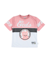 Gcds Mini Kids' T-shirts In Pink