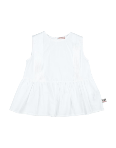 Ndegree21 Kids' Blouses In White
