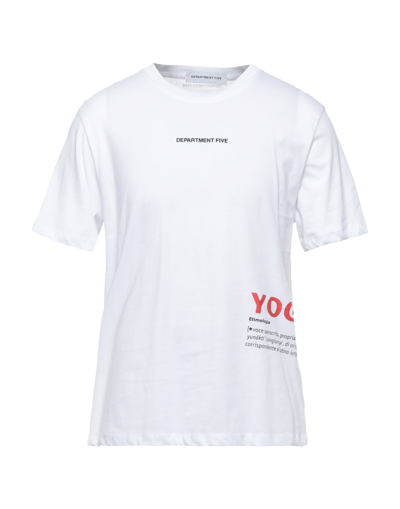 Department 5 T-shirts In White