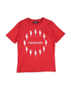 Neil Barrett Kids' T-shirts In Red