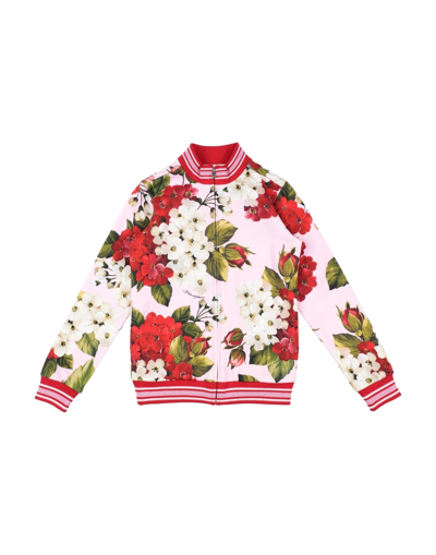 Dolce & Gabbana Kids' Sweatshirts In Pink