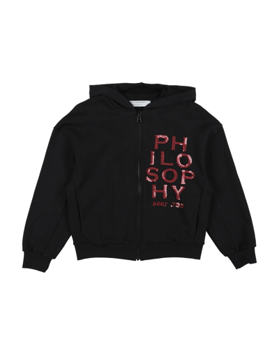 Philosophy Di Lorenzo Serafini Kids' Sweatshirts In Black
