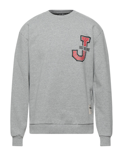 J·b4 Just Before Sweatshirts In Grey