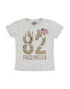 FRED MELLO FRED MELLO TODDLER BOY T-SHIRT LIGHT GREY SIZE 3 COTTON, POLYESTER