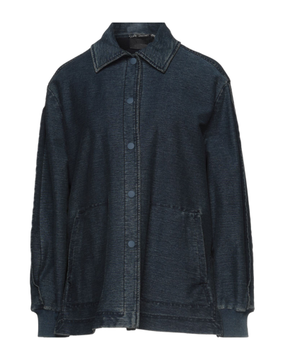 Alberta Ferretti Denim Shirts In Blue