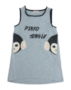 PINKO UP PINKO UP TODDLER GIRL T-SHIRT LIGHT GREY SIZE 6 COTTON, ELASTANE