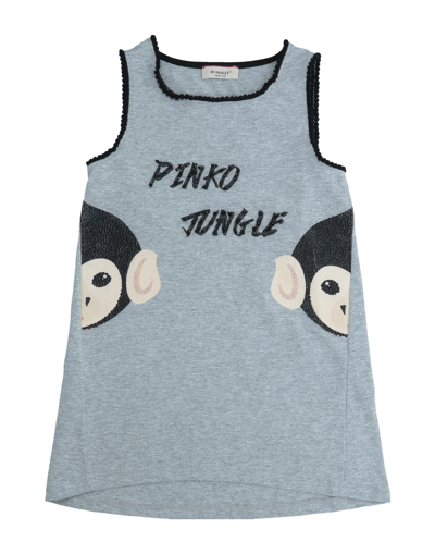 Pinko Up Kids' T-shirts In Grey