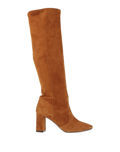 L'autre Chose Knee Boots In Tan