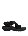 TEVA TEVA WOMAN SANDALS BLACK SIZE 10 TEXTILE FIBERS