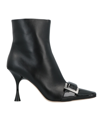 Sergio Rossi Ankle Boots In Black