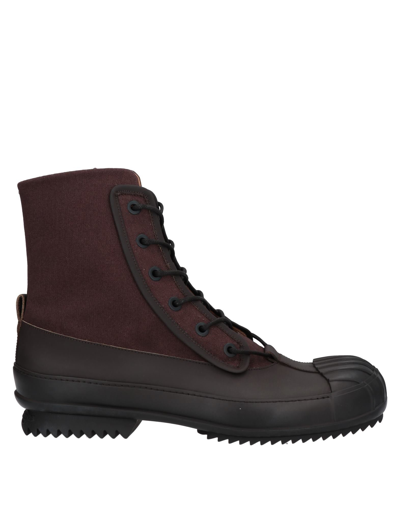 Maison Margiela Ankle Boots In Brown